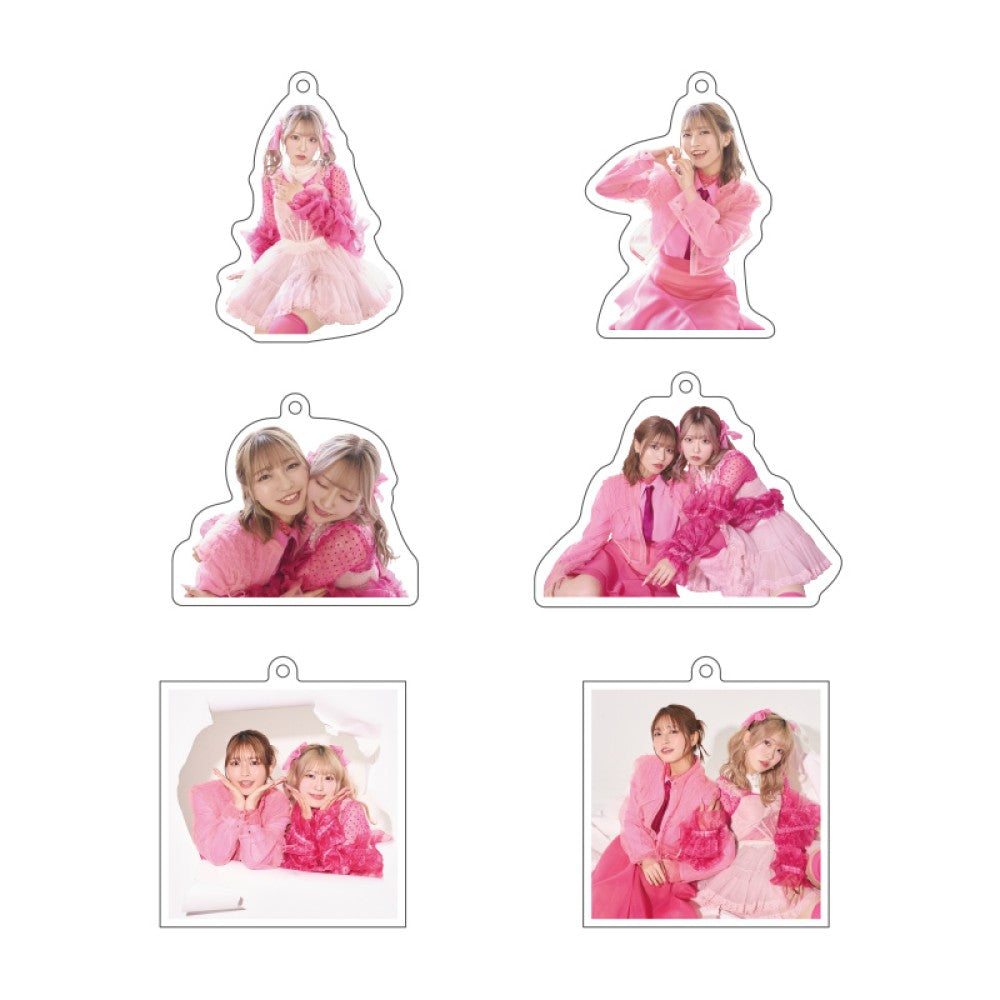 げんじぶ ランダム ペア アクリルキーホルダー ファントムシータ ランダムSNS風アクリルキーホルダー ぐるめ