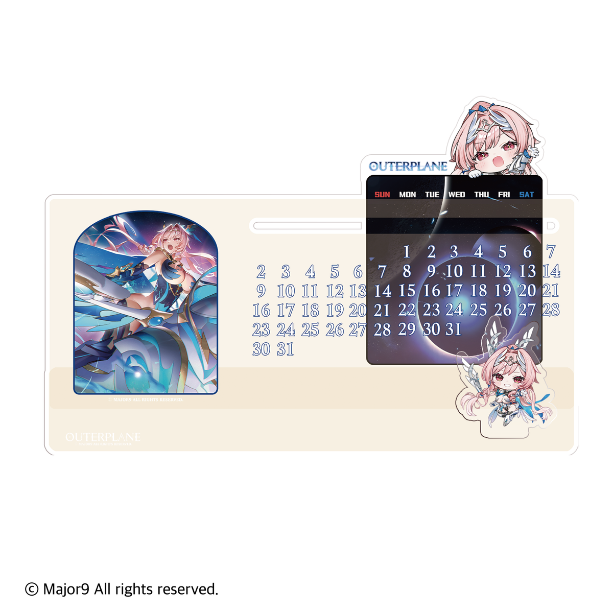 アクリルカレンダー